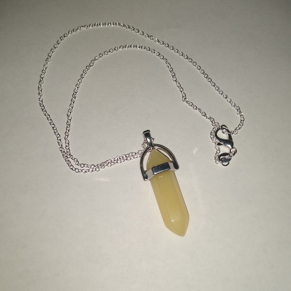 Crystal Necklace Yellow - Picture 1 of 2